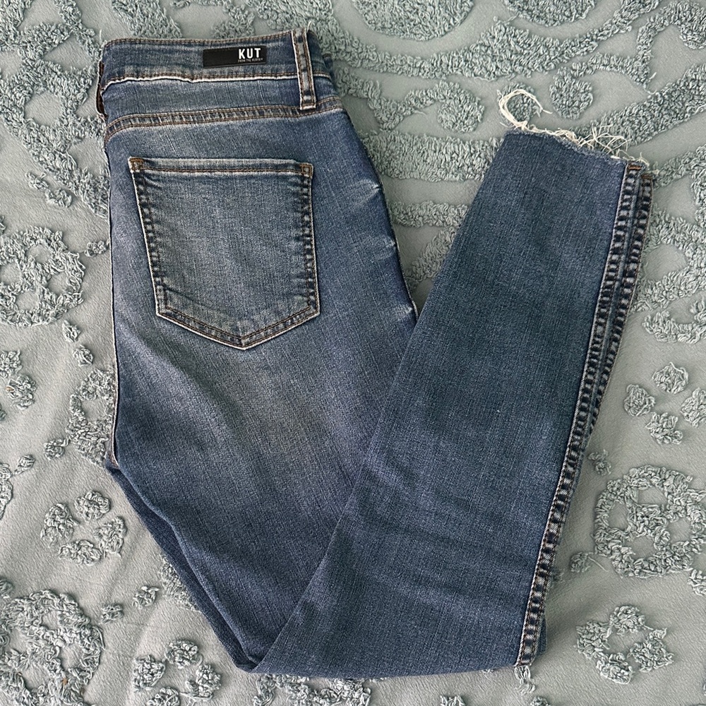 Kut from the Kloth Donna Fab AB Ankle Skinny Dark Blue Skinny Jeans